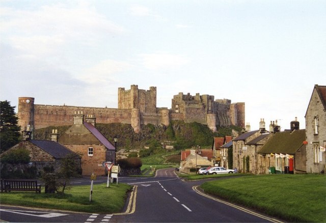 Bamburgh , covered by ​​​​​​​​​​​​​​​​​​​​​​Kelso​ skip hire